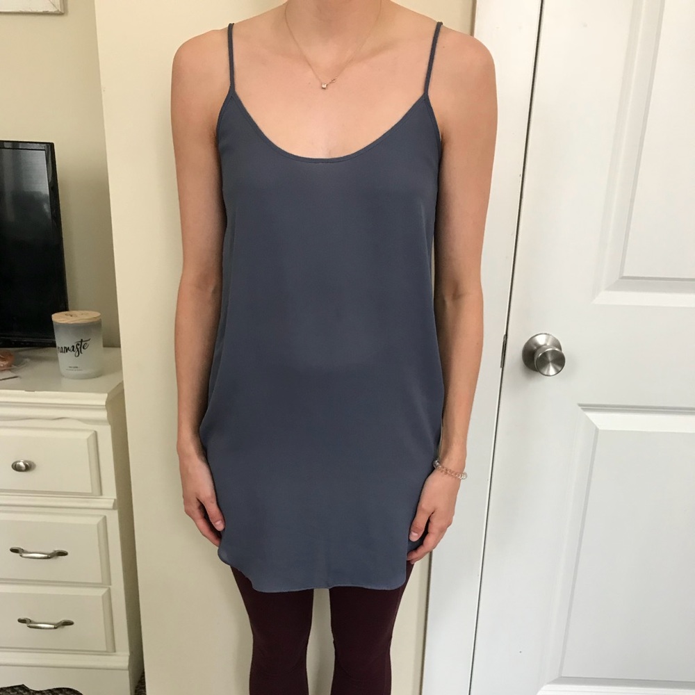 KRISA BLUE POLYESTER SHIRT- PERFECT FOR SUMMER